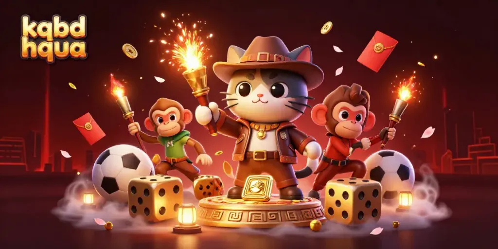 Engage with the thrilling world of kqbd hqua as a cartoon archaeologist cat discovers a golden artifact among dynamic gambling elements.